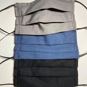 2 Washable Face Masks With A Filter Pocket Cotton
